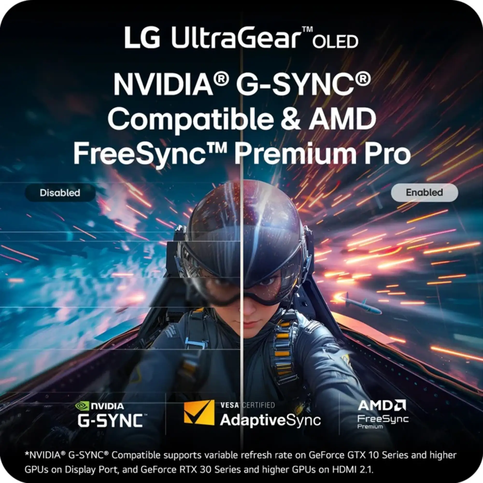 Photo of 27 Inch UltraGear™ OLED Dual Mode QHD 540Hz or HD 720Hz 0.02ms G-Sync® Compatible DisplayPort 2.1 Gaming Monitor