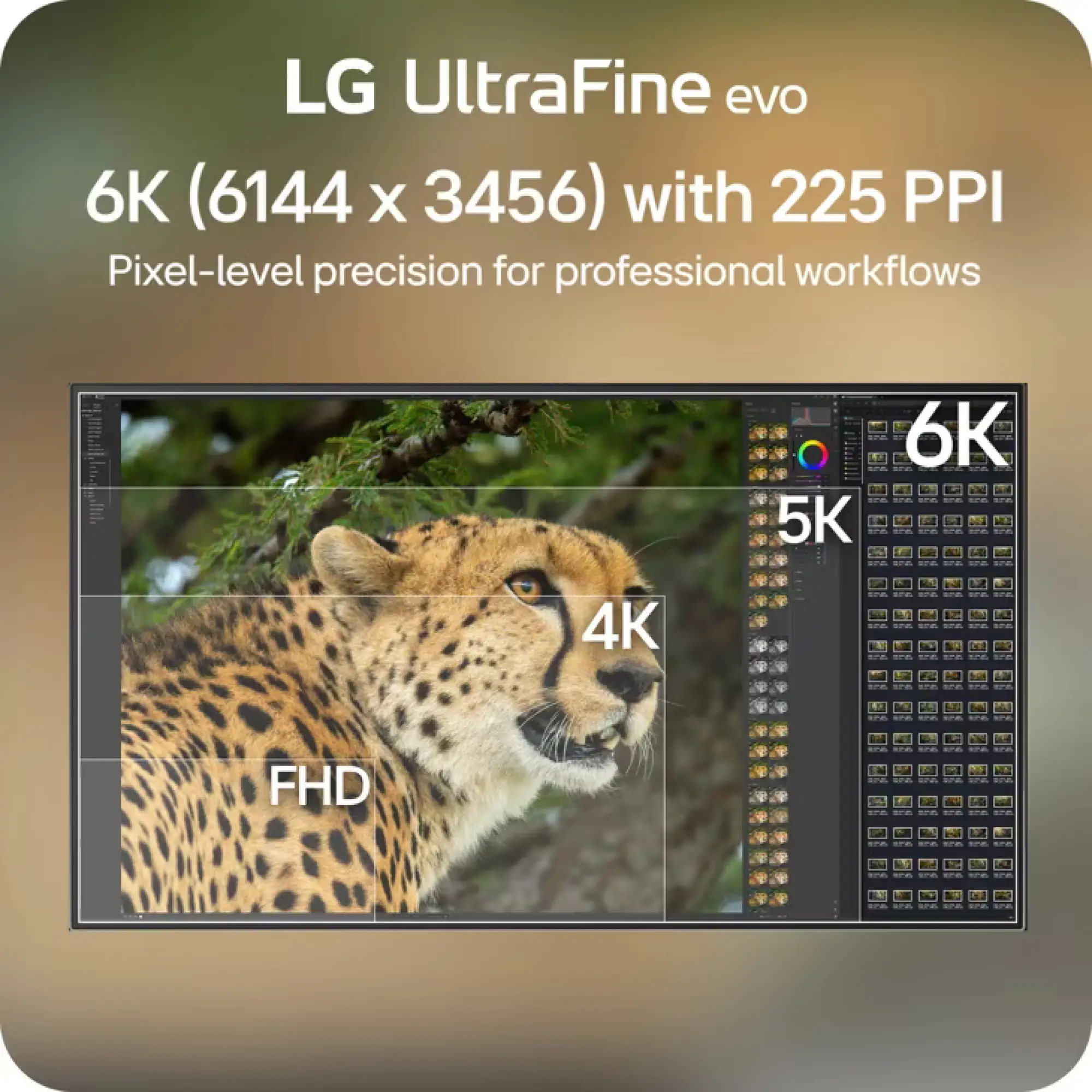 Photo of مۆنیتەری ئۆڵترا ئێل جی قەبارە 32 ئینج UltraFine™ evo 6K Nano IPS Black - مۆدێلی 32U990A-S