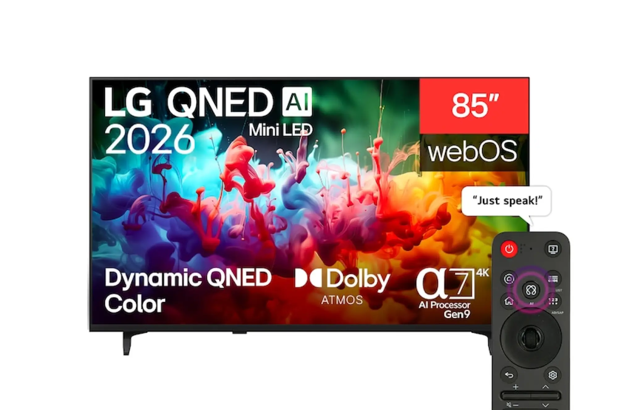 Photo of تەلەڤزیۆنی زیرەکی ئێڵ جی 85 ئینج LG QNED AI QNED70 Mini LED 4K مۆدێلی 85QNED70B6T