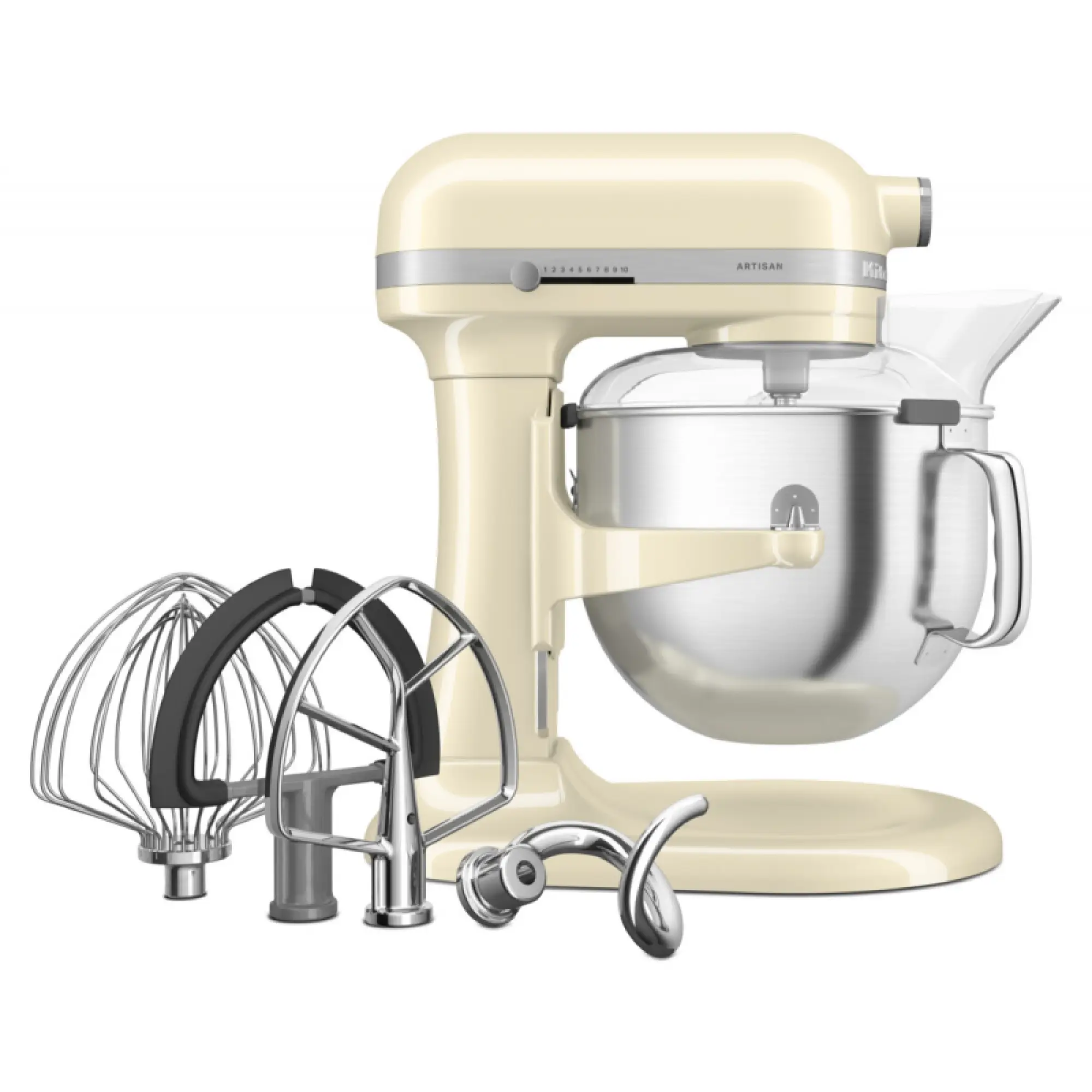 Photo of KitchenAid ARTISAN 6.6 L Bowl-Lift Stand Mixer Color : Almond Cream  | 5KSM70SHXBAC