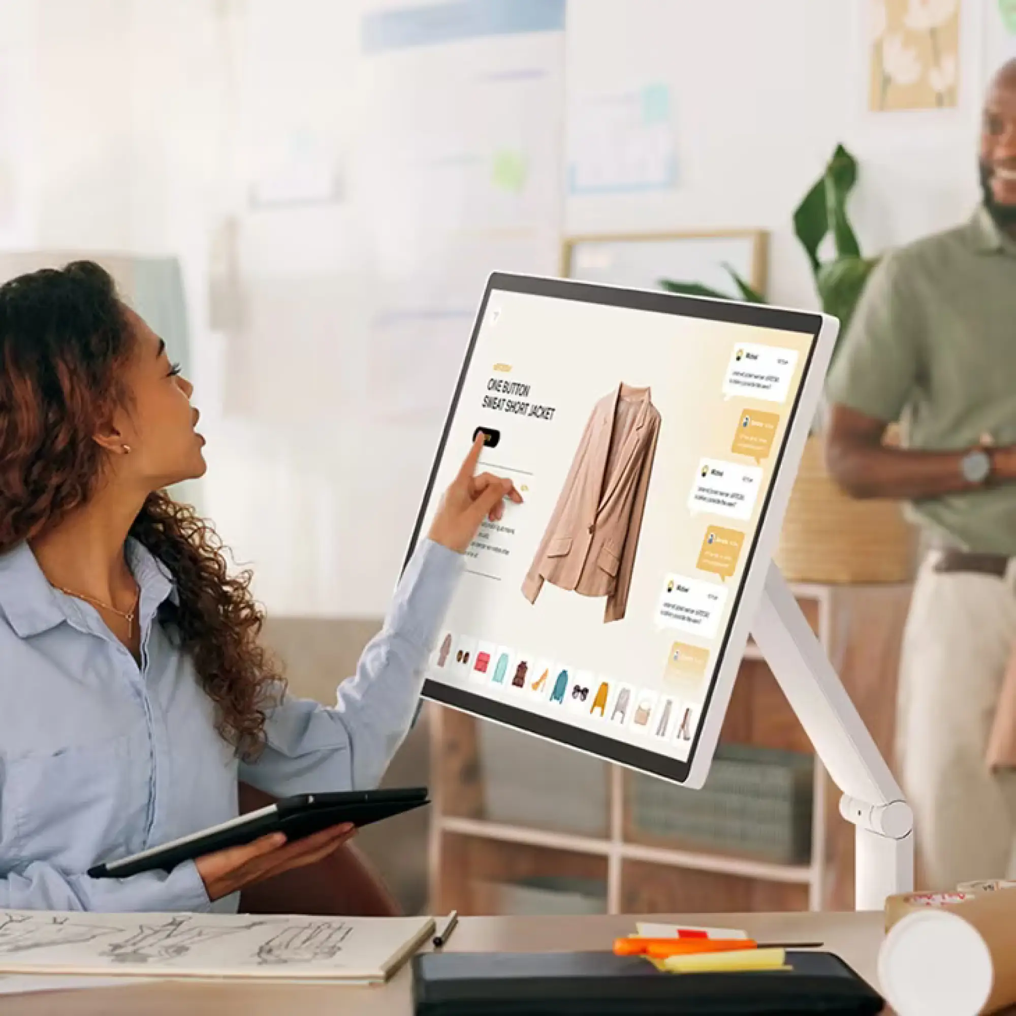 Photo of شاشة إل جي ألترا وايد 32 إنش Smart Monitor Swing - موديل 32U889SA-W