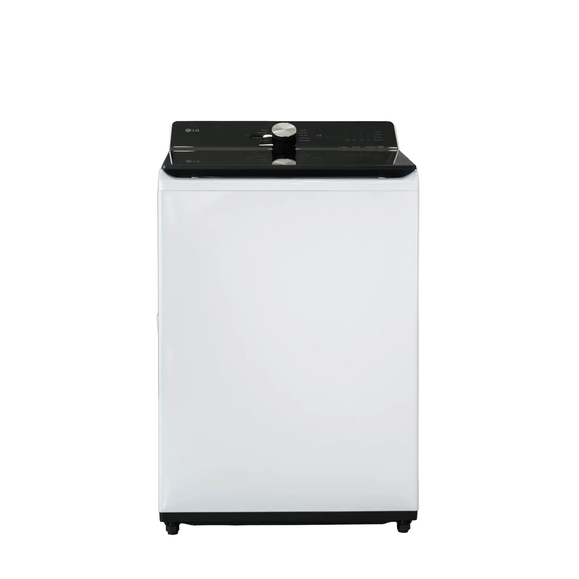 Photo of غسالة ملابس إل جي فتحة علوية، سعة 21 كجم مع تقنيات AI DD و TurboWash  والتشخيص الذكي - لون ابیض.