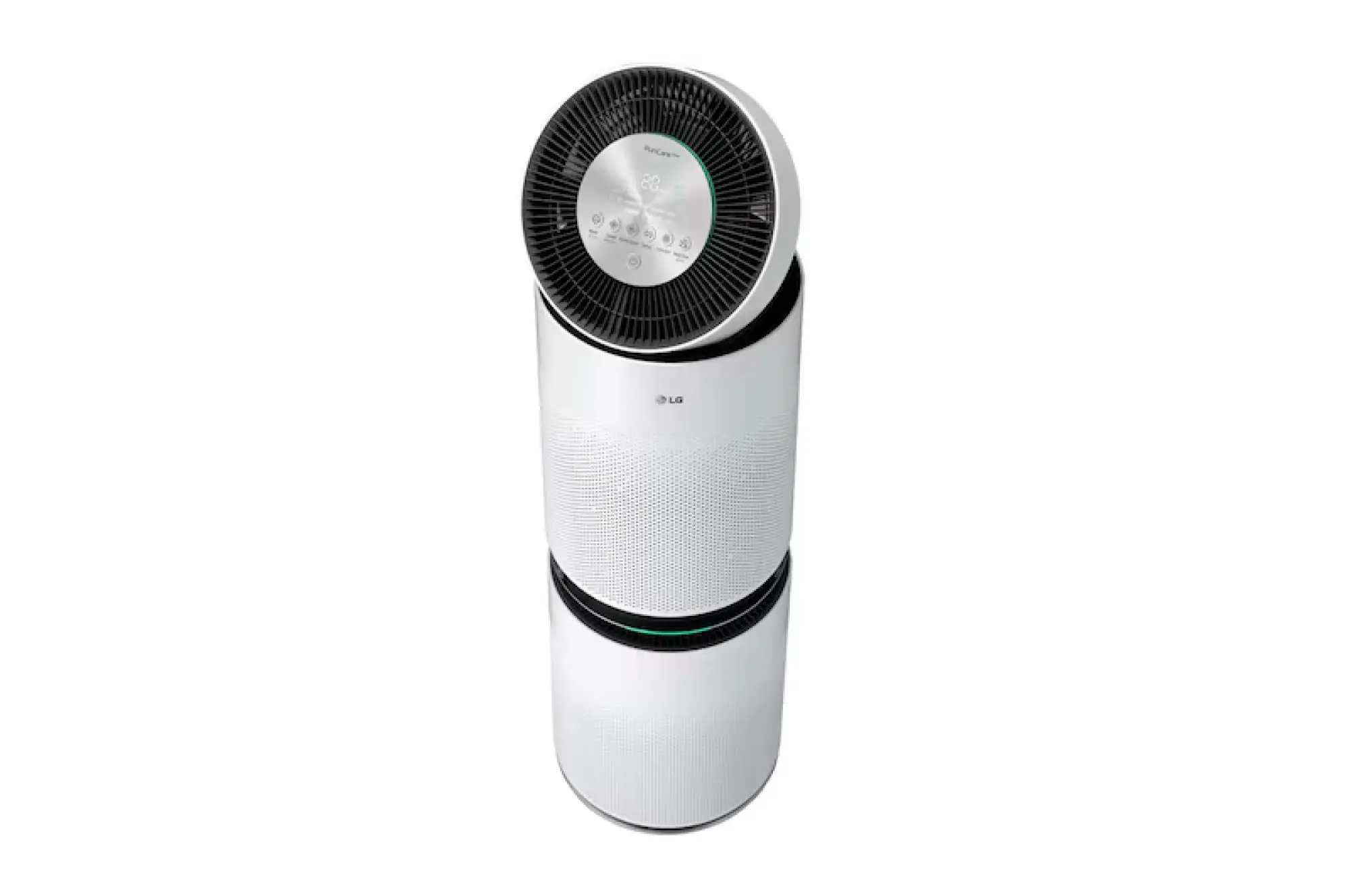 Photo of منقي الهواء LG PuriCare™ 360° Dual Version بفلتر H13 HEPA ومعزز النظافة Clean Booster باللون الأبيض
