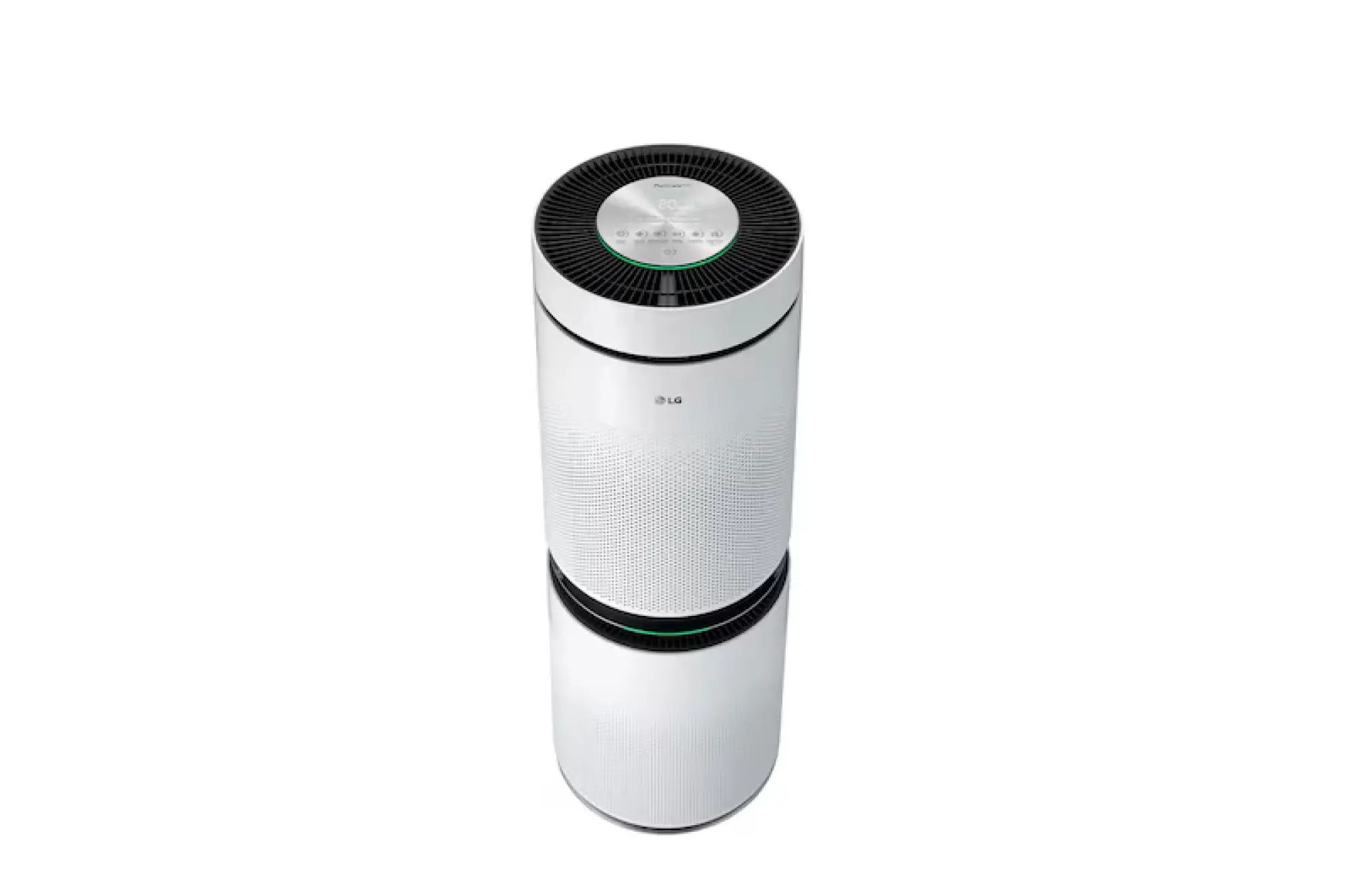 Photo of منقي الهواء LG PuriCare™ 360° Dual Version بفلتر H13 HEPA ومعزز النظافة Clean Booster باللون الأبيض