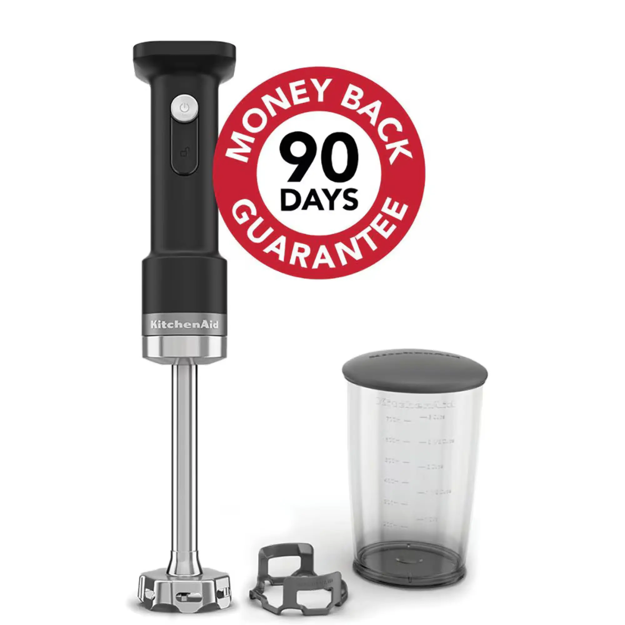 Photo of خلاط يدوي لاسلكي KitchenAid Go مع بطارية - أسود غير لامع 5KHBRV71BM