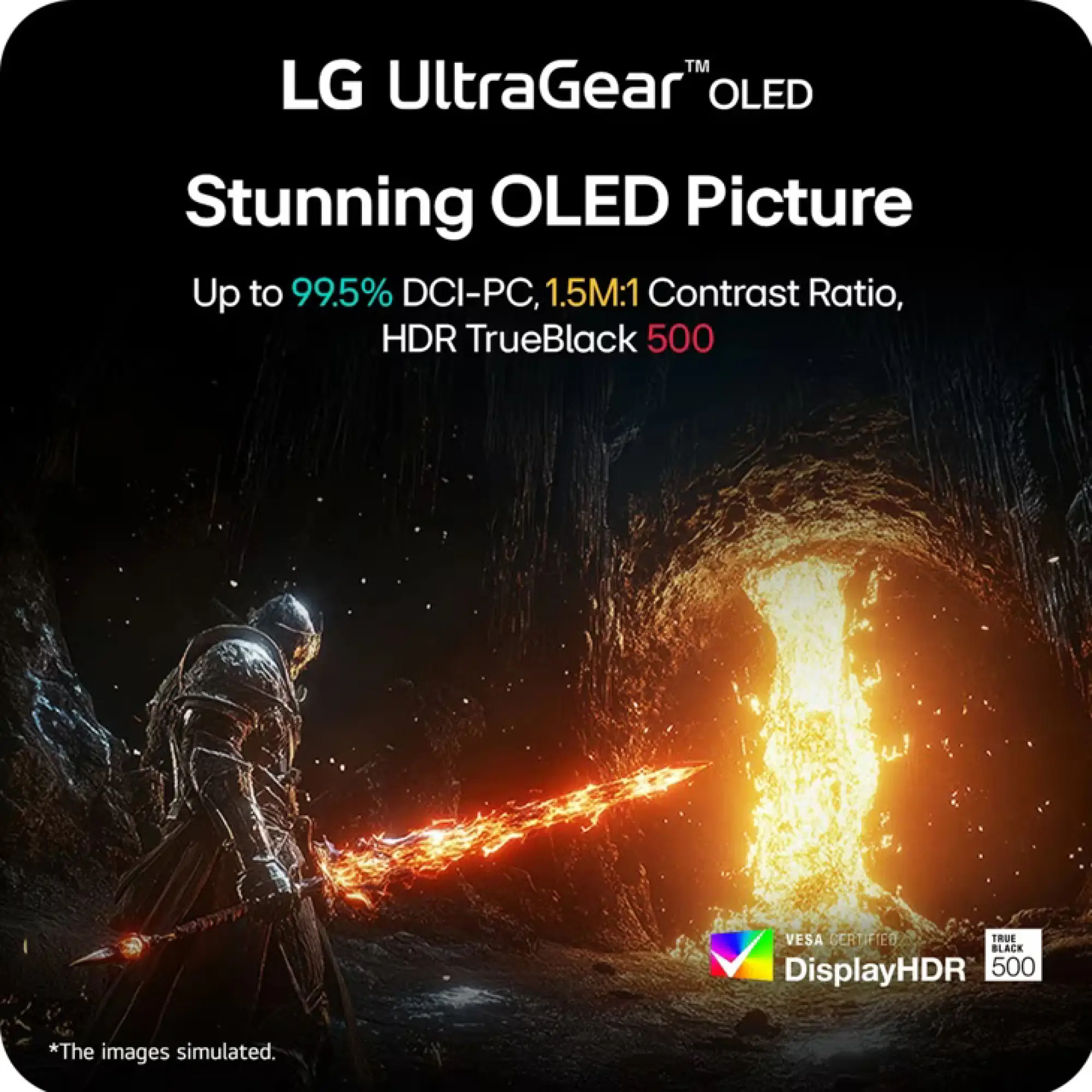Photo of 27 Inch UltraGear™ OLED Dual Mode QHD 540Hz or HD 720Hz 0.02ms G-Sync® Compatible DisplayPort 2.1 Gaming Monitor
