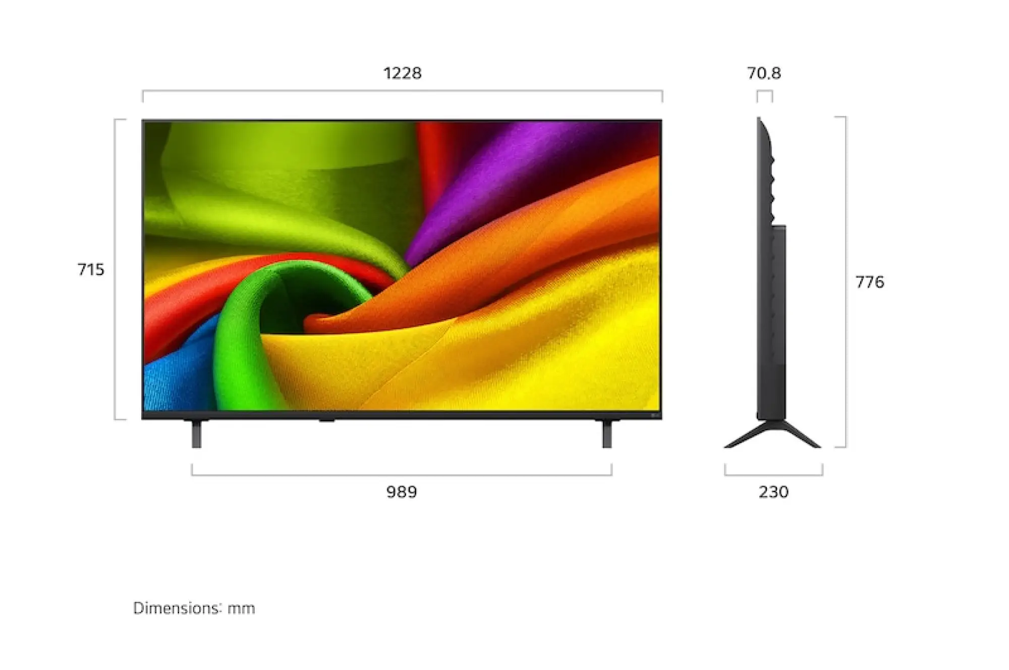 Photo of تەلەفزیۆنی زیرەکی 55 ئینچی LG NANO 4K UHD AI NU84، لەگەڵ ڕیمۆتی زیرەکی AI Magic Remote، تەکنەلۆژیای HDR10 Pro، سیستەمی webOS، مۆدێلی 2026 (60Hz).