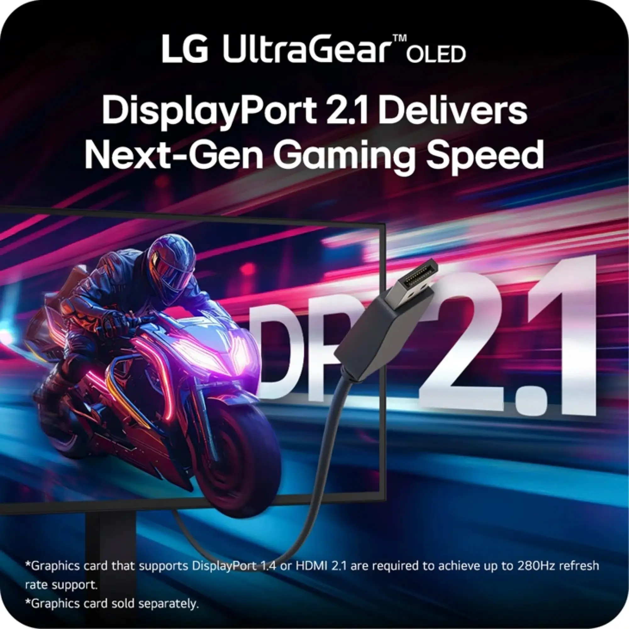 Photo of 27 Inch UltraGear™ OLED Dual Mode QHD 540Hz or HD 720Hz 0.02ms G-Sync® Compatible DisplayPort 2.1 Gaming Monitor