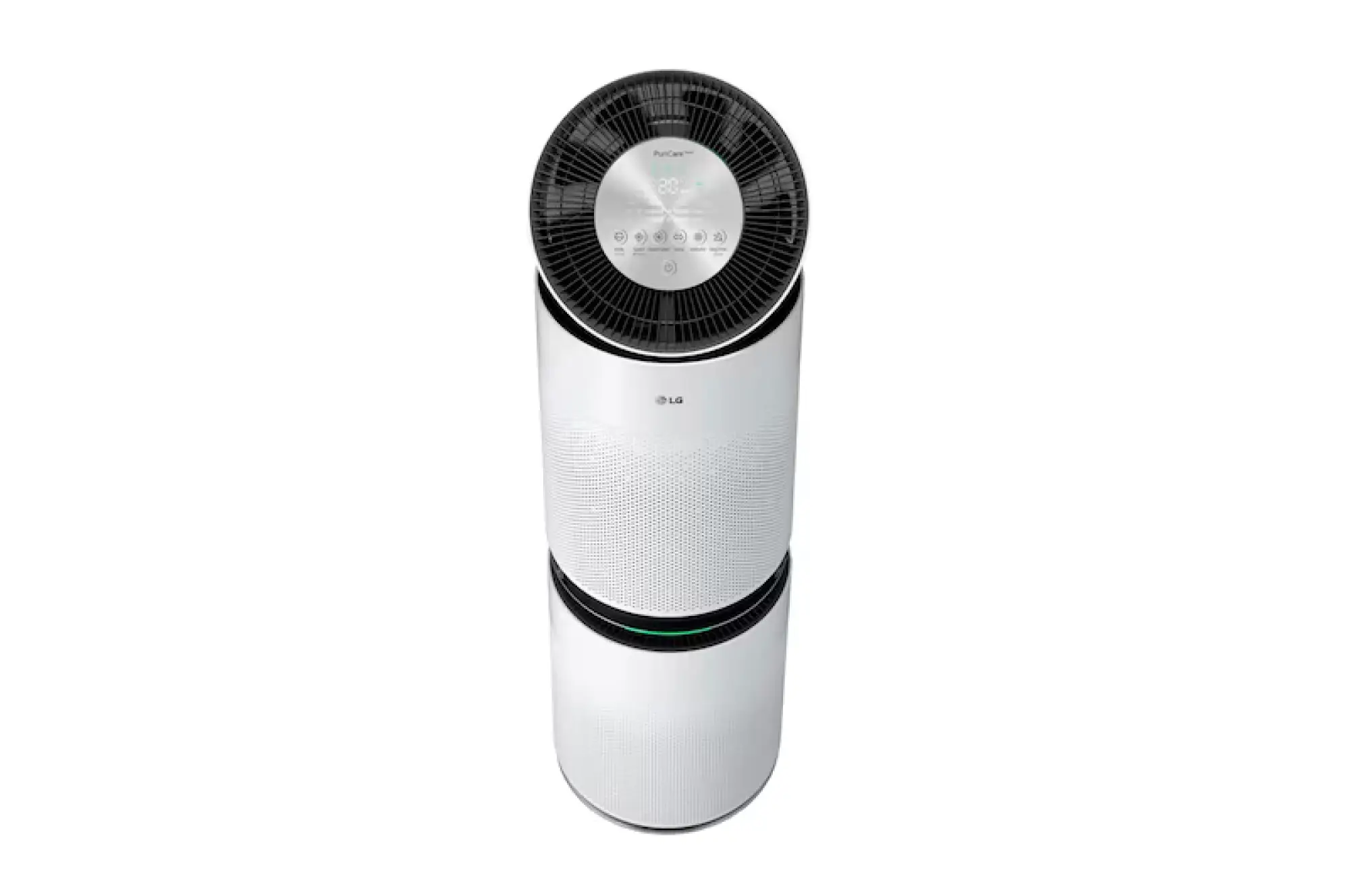 Photo of منقي الهواء LG PuriCare™ 360° Dual Version بفلتر H13 HEPA ومعزز النظافة Clean Booster باللون الأبيض